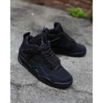 Trendy Air Jordan Retro 4 Black Cat Shoes For Men (SF114)
