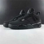 Trendy Air Jordan Retro 4 Black Cat Shoes For Men (SF114)