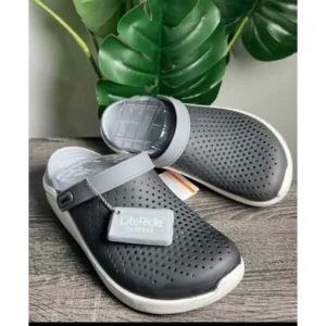 Trendy Crocs Lite Ride Black White For Men (SF122)