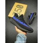 Trendy Adidas Yeezy Boost 350 Black Blue Shoes For Men (SF142)