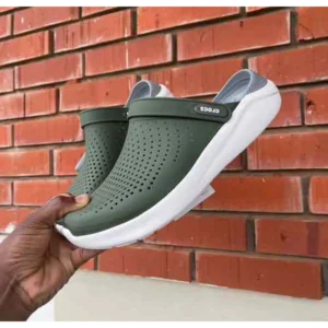 Trendy Crocs Lite Ride Olive Green Clogs For Men (SF147)