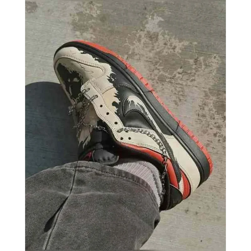 Trendy Nike Sb Dunk Low Ghost Rider Shoes For Men (SF155)