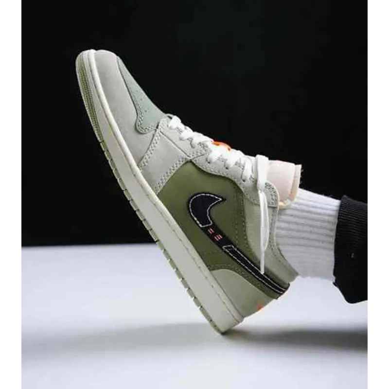 Trendy Air Jordan Retro 1 Low Se Craft Light Olive Shoes For Men (SF157)