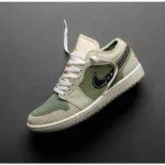 Trendy Air Jordan Retro 1 Low Se Craft Light Olive Shoes For Men (SF157)