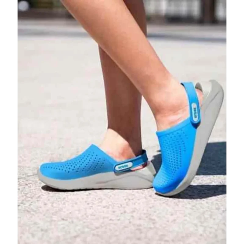 Trendy Crocs Lite Ride Navy Grey Shoes For Men (SF158)