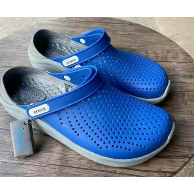 Trendy Crocs Lite Ride Navy Grey Shoes For Men (SF158)