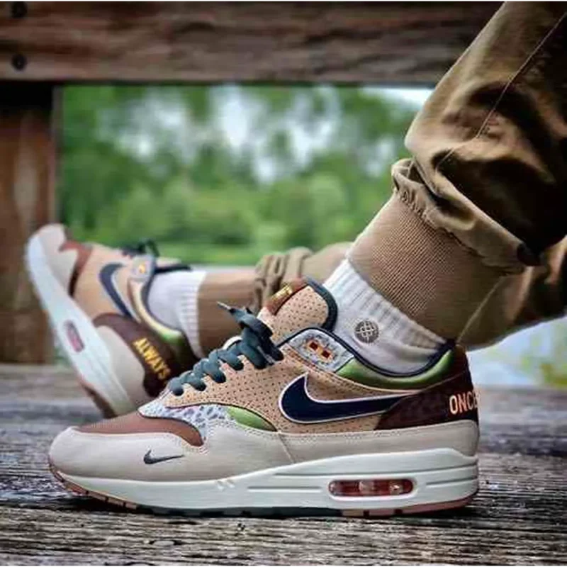 Premium Nike Air Max University Oregon Shoes For Men (BME07)