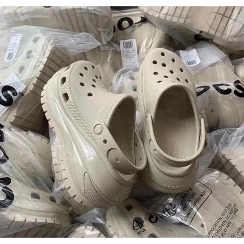 Premium Crocs Classic Mega Crush Beige For Men (BME09)