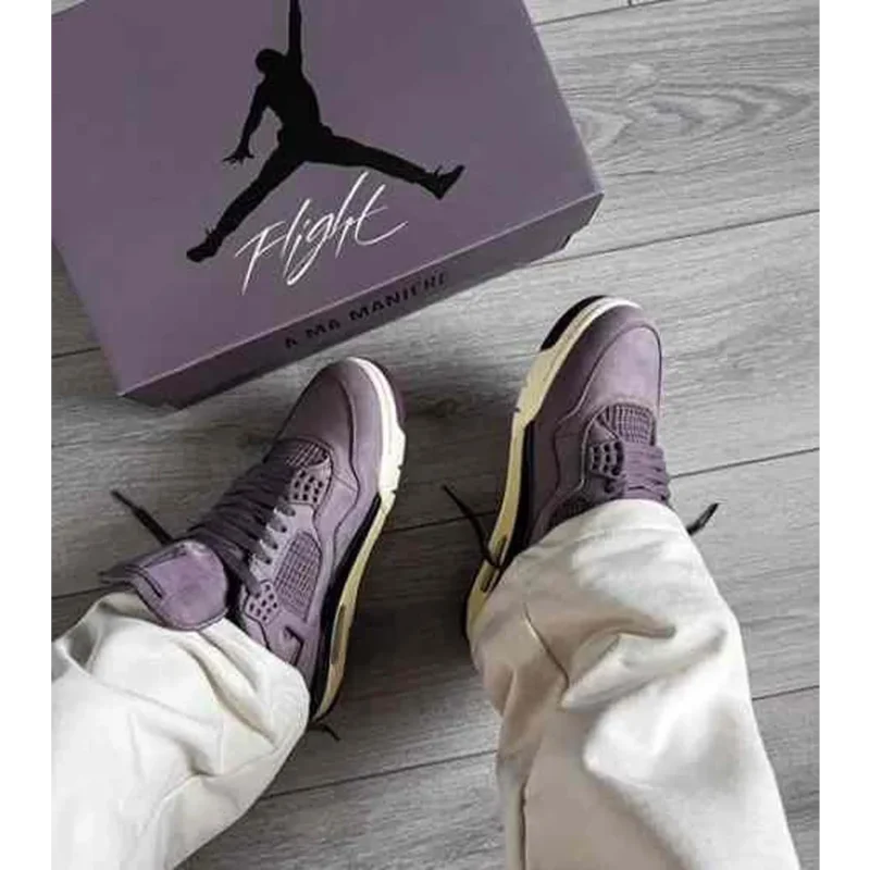 Premium Air Jordan Retro 4 Ma Maniere Purple Shoes For Men (BME20)