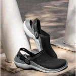 Premium Crocs Lite Ride 360 Black Grey Clogs For Men (BME75)