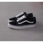 Premium Vans Old Skool Black White Shoes For Men (BME76)