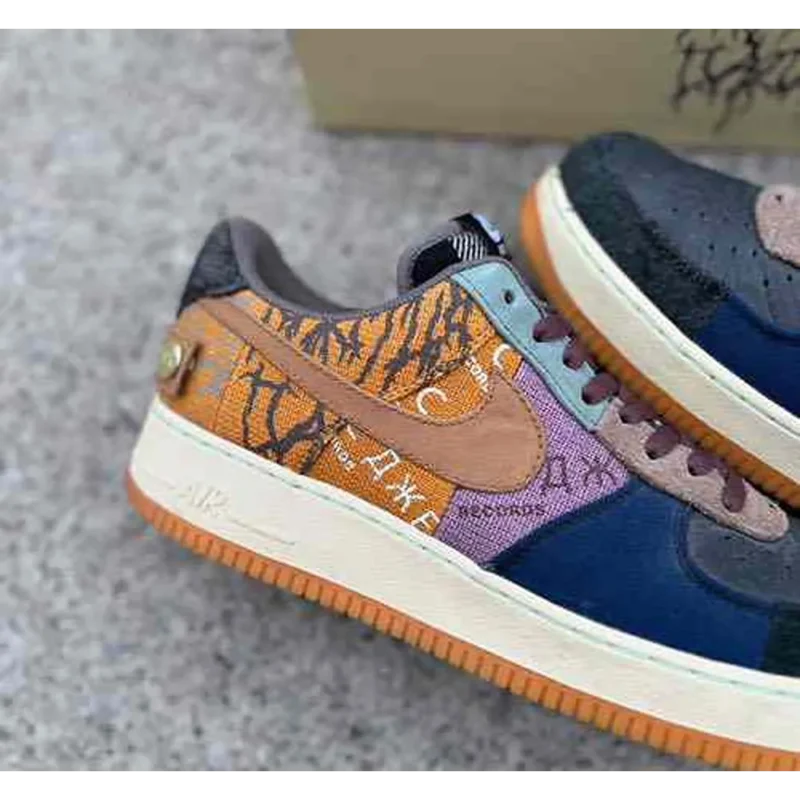 Premium Nike Air Force 1 Low Pre School Cactus Jack Shoes For Men (BME56)