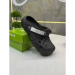 Premium Crocs Terrain Full Black Clogs For Men (BME105)