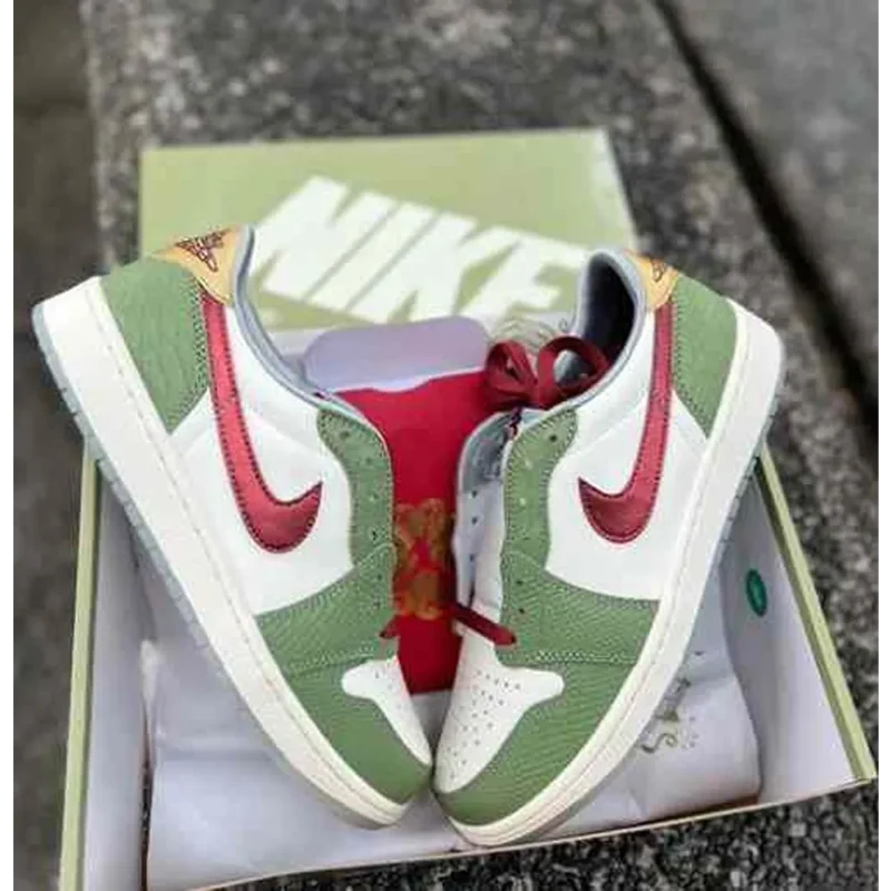 Premium Air Jordan Retro 1 Low Year Of The Dragon Shoes For Men (BME123)