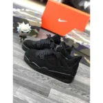 Premium Air Jordan Retro 4 Black Cat Shoes For Men (BME133)