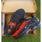 Premium Nike Air Max Plus Black Red Shoes For Men (BME140)