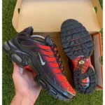 Premium Nike Air Max Plus Black Red Shoes For Men (BME140)