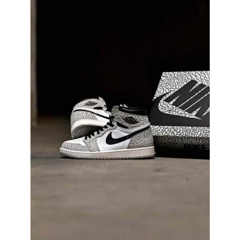 Premium Air Jordan Retro 1 Elephant Print Shoes For Men (BME152)