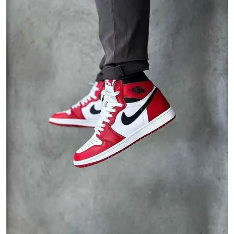Stylish Air Jordan Retro 1 Chicago Shoes For Men (BME165)