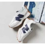 Stylish New Balance 327 White Nevy Shoes For Men (BME235)