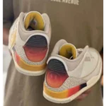 Stylish Air Jordan Retro 3 Medellin Sunset Shoes For Men (BME213)