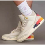 Stylish Air Jordan Retro 3 Medellin Sunset Shoes For Men (BME213)