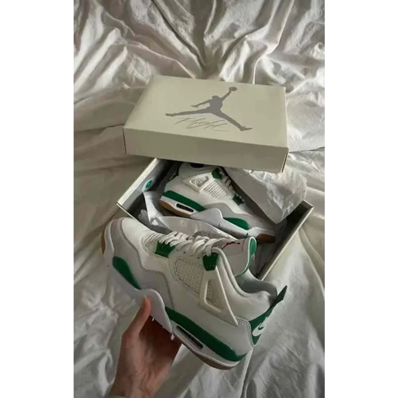 Classy Jordan Retro 4 Pine Green Shoes For Men (SHI154)