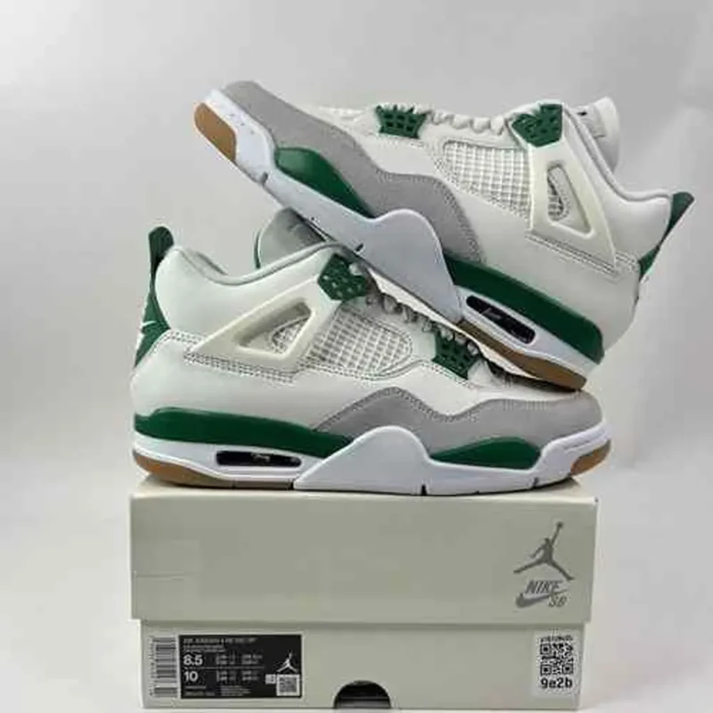 Classy Jordan Retro 4 Pine Green Shoes For Men (SHI154)