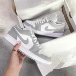 Classy Nike Air Jordan Retro 1 Low Wolf Grey Shoes For Men (SHI167)