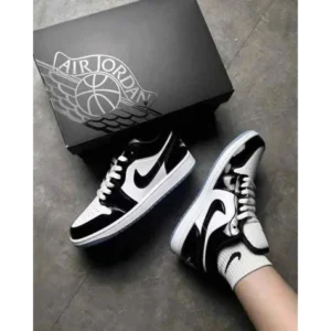 Classy Air Jordan 1 Low SE Concord White Black Shoes For Men (SHI188)