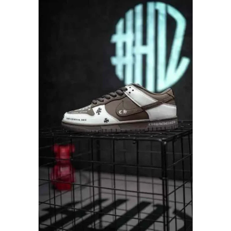 Classy Nike SB Dunk Low Chrome Heart White Cocoa Shoes For Men (SHI192)