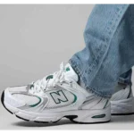 Classy New Balance 530 White Green Shoes For Men (SHI223)
