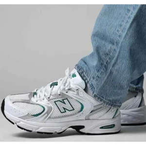 Classy New Balance 530 White Green Shoes For Men (SHI223)