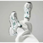 Classy New Balance 530 White Green Shoes For Men (SHI223)