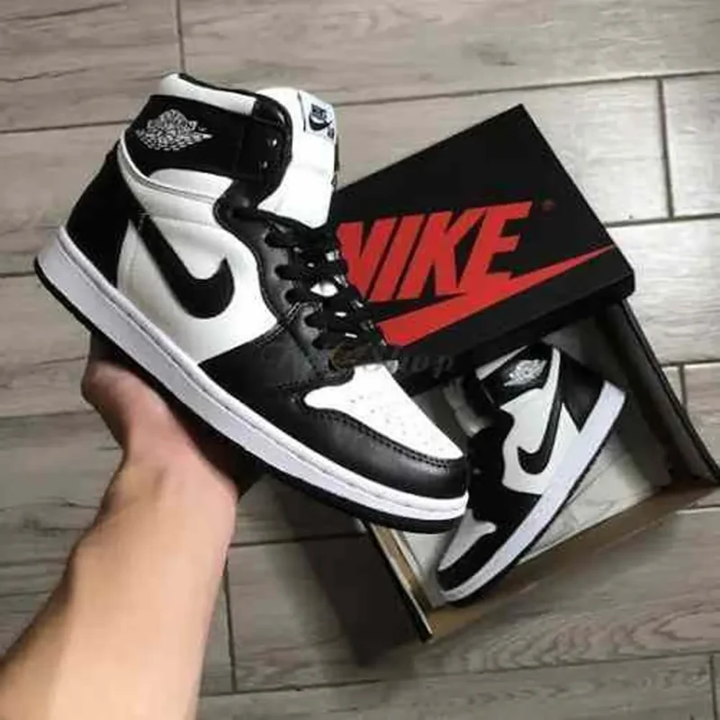Classy Jordan Retro 1 High Black White Panda Shoes For Men (SHI242)
