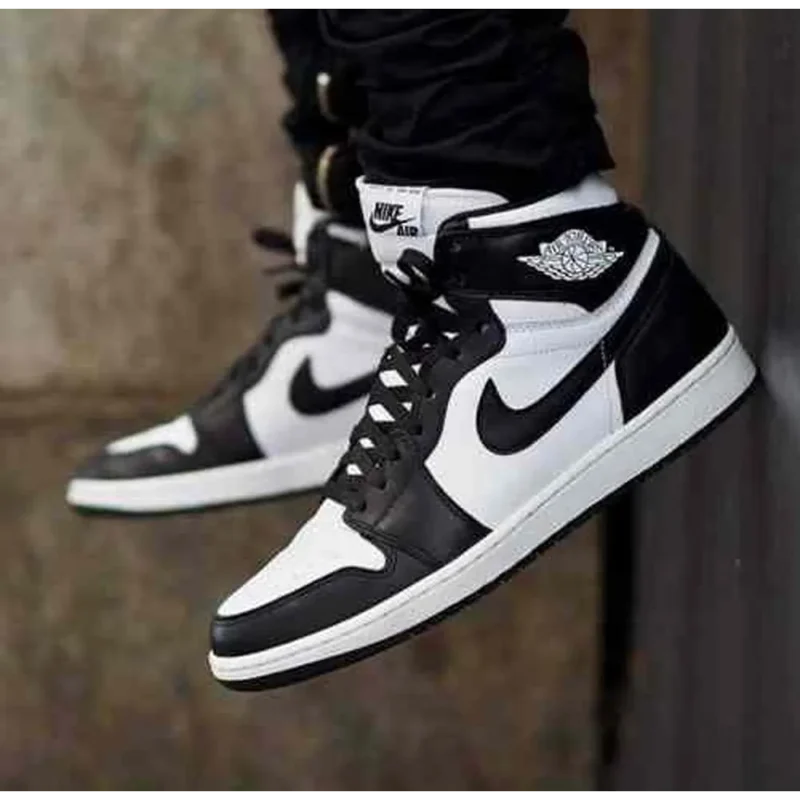 Classy Jordan Retro 1 High Black White Panda Shoes For Men (SHI242)