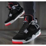 Classy Jordan Retro 4 Bred Shoes For Men (SHI244)