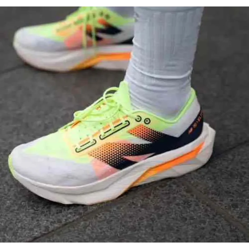 Premium New Balance Fuelcell Rebel V4 White Neon Shoes For Men (SHI485)