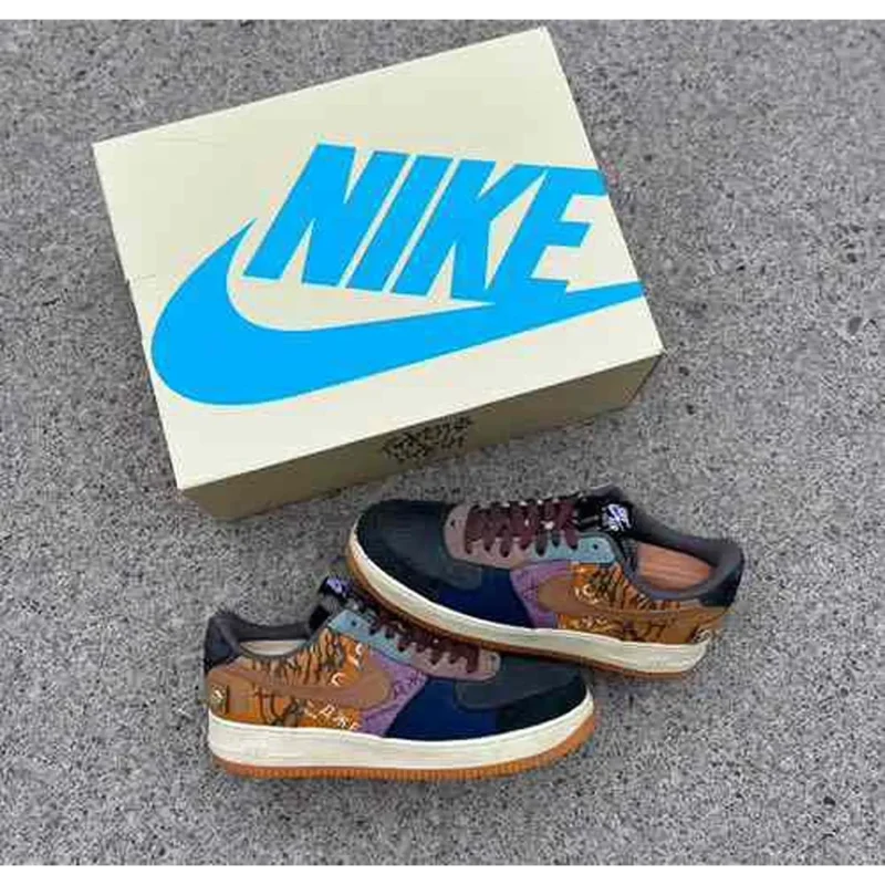 Premium Nike Air Force 1 Low Pre School Cactus Jack Shoes For Men (SHI488)