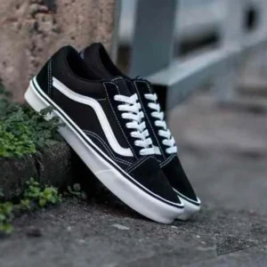 Premium Vans Old Skool Black White Shoes For Men (SHI508)