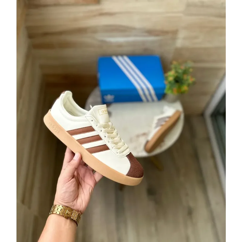 Premium Adidas Originals Neo Vl Court 2.0 Milky White Shoes For Men (SIS368)