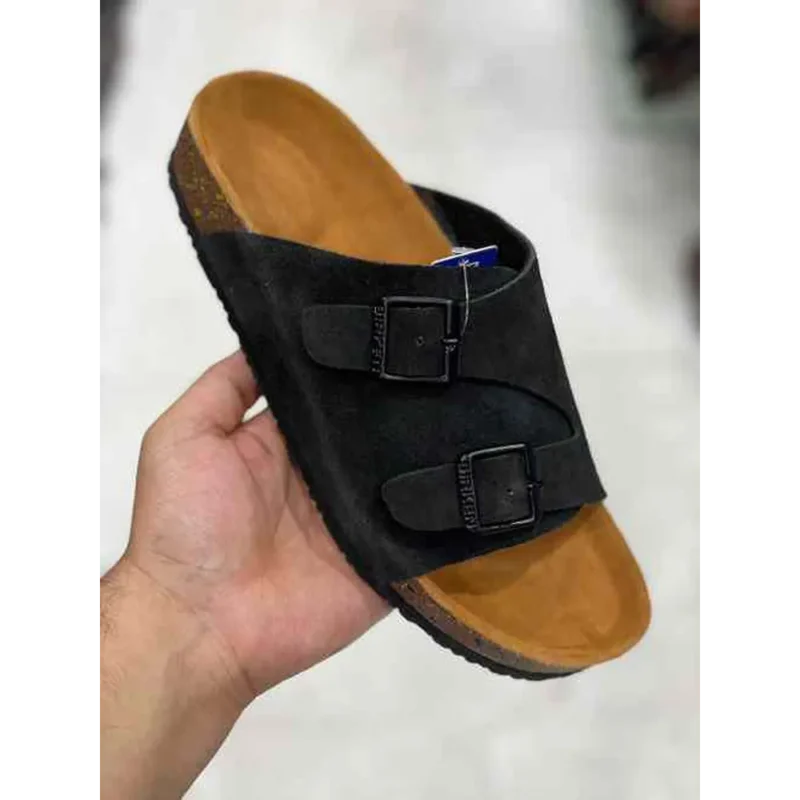 Premium Birkenstock Zurich Black Suede For Men (SNC543)