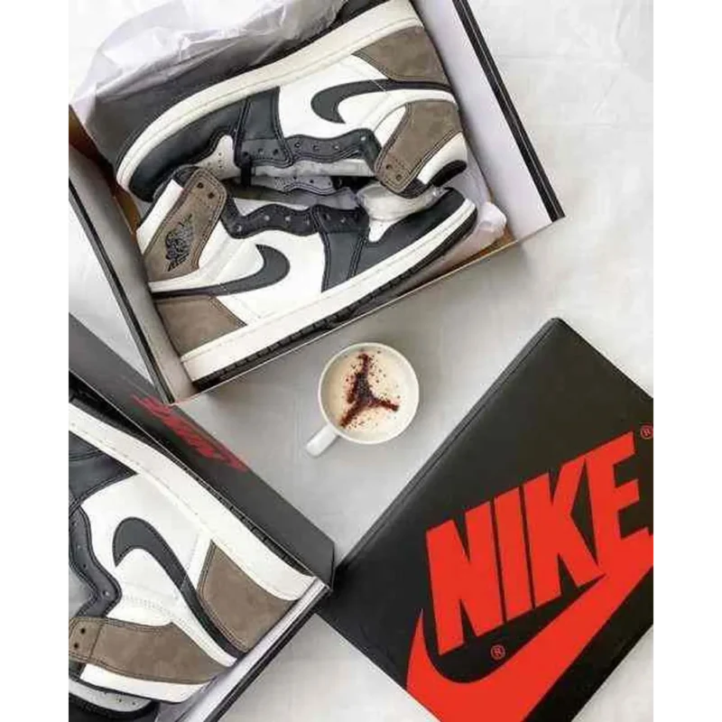 Premium Air Jordan Retro 1 Dark Mocha High Shoes For Men (SNC553)