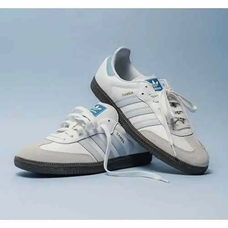 Premium Adidas Samba Halo Blue Shoes For Men (SNC554)