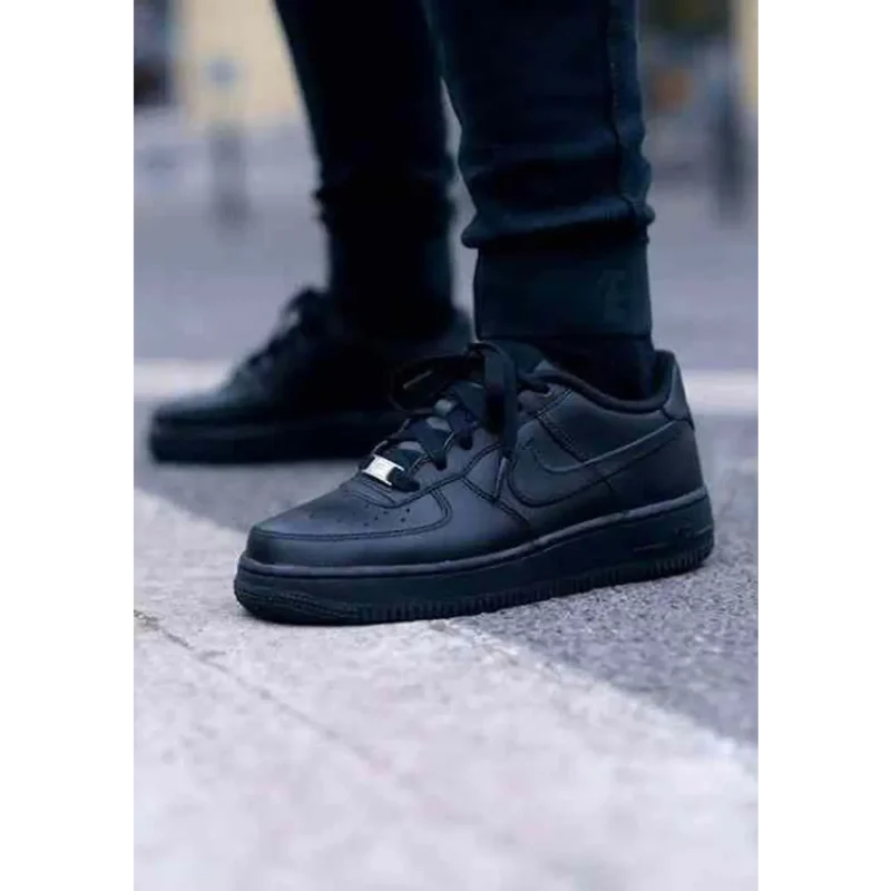 Premium Nike Air Force 1 Low All Black Shoes For Men (SNC555)