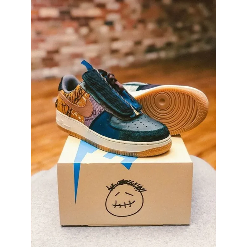 Premium Nike Air Force 1 Low Travis Scott Shoes For Men (BSF1270)