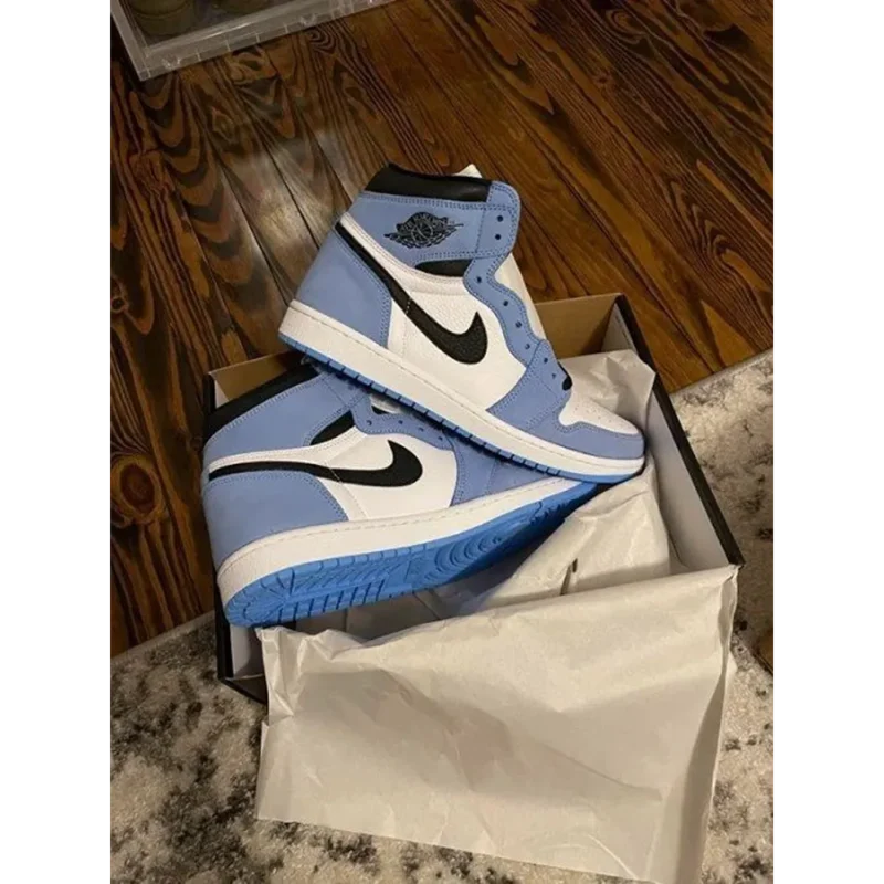 Premium Nike Air Jordan Retro 1 High University Blue Shoes For Men (BSF1274)