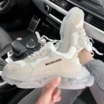 Premium Balenciaga Triple S Clear Sole White Shoes For Men (SFS1333)