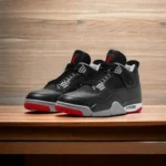 Classy Air Jordan Retro 4 Reimagined Bred Shoes For Men (SFS1346)