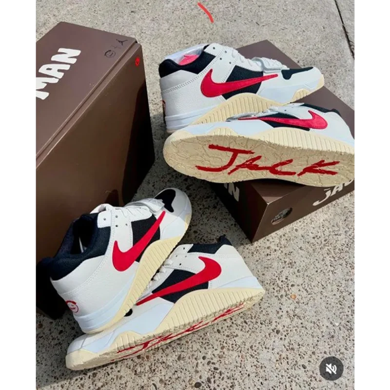 Classy Air Jordan X Travis Scott University Red Shoes For Men (SFS1349)